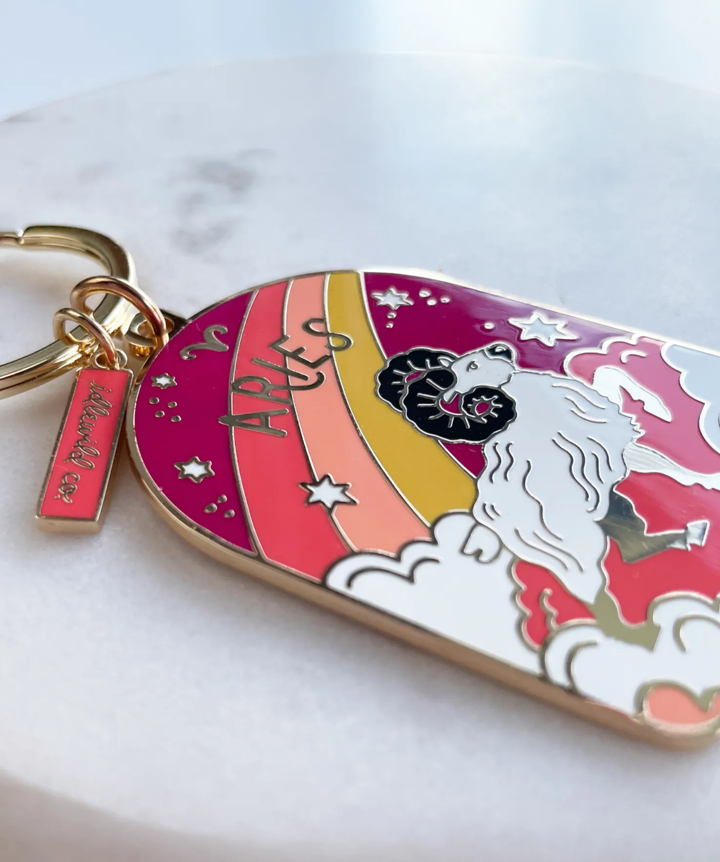 Aries Keychain