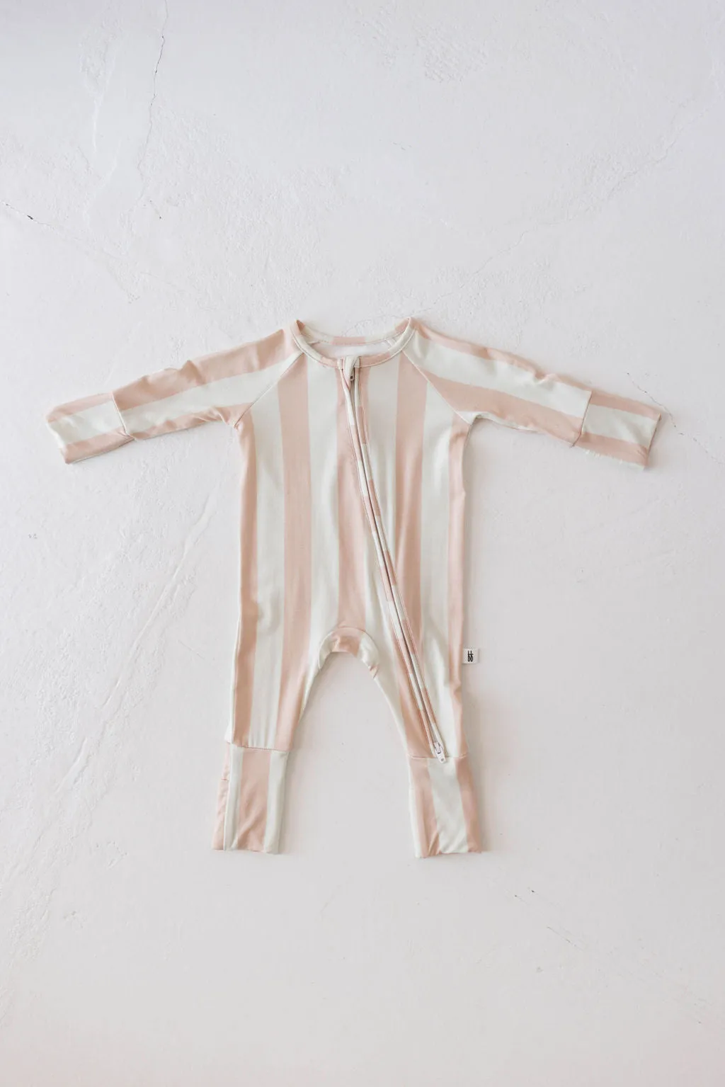 Bamboo Zip Pajamas  | Candy Stripe
