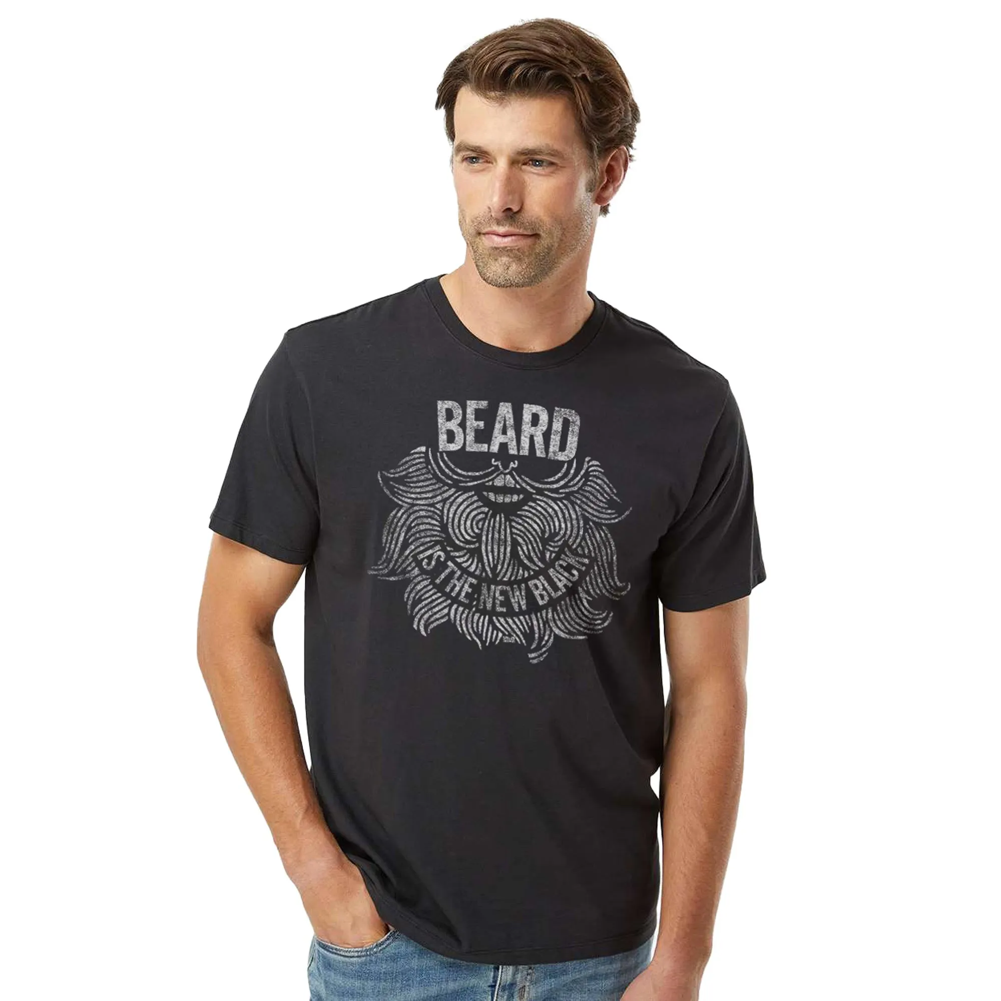 Beard Is The New Black Organic Cotton T-shirt