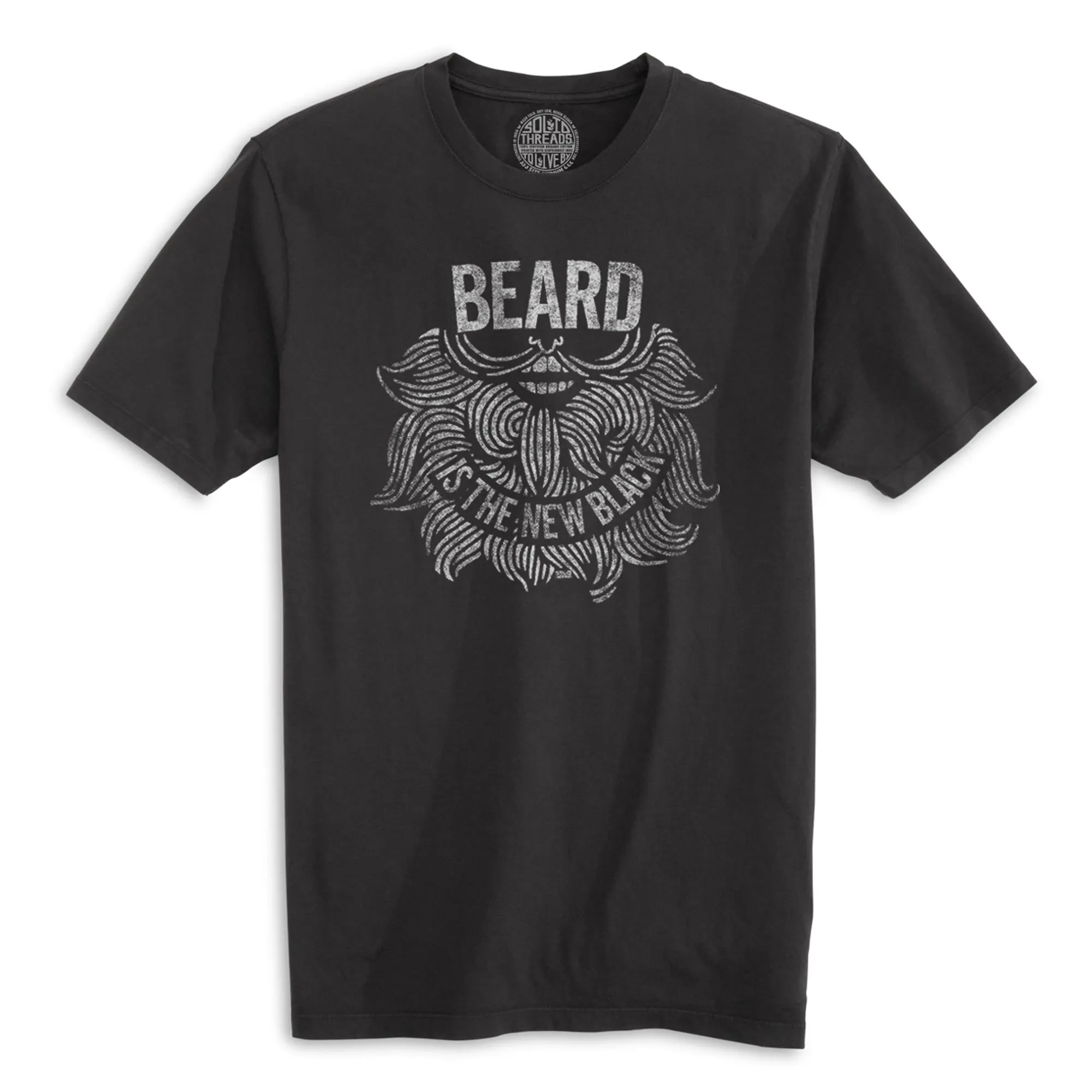 Beard Is The New Black Organic Cotton T-shirt
