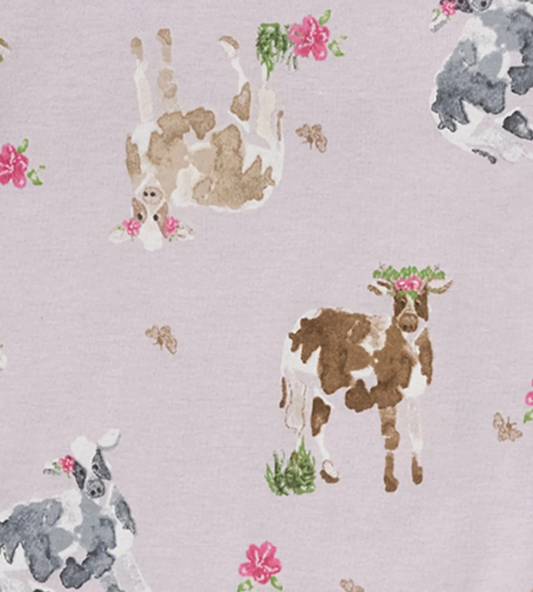 Burt's Bees Organic Baby One-Piece Sleeper Miss Moo