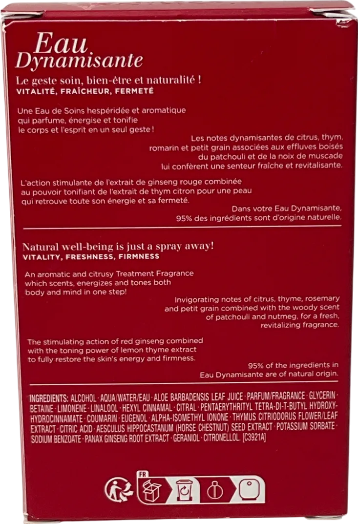 Clarins Eau Dynamisante Treatment Fragrance 50ml