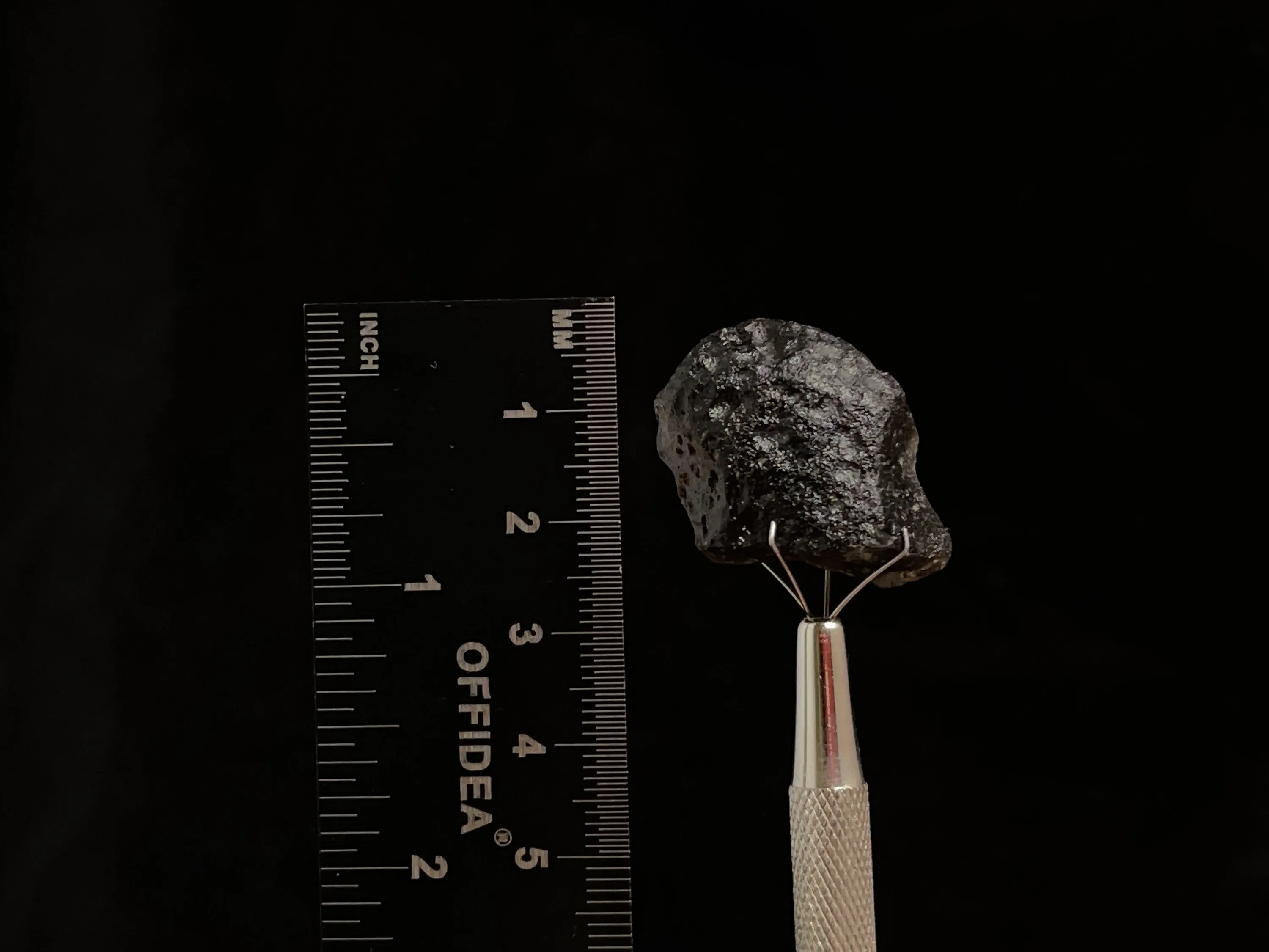 COLOMBIANITE Raw Crystal - Obsidian, Tektite, Gothic Home Decor, 45435