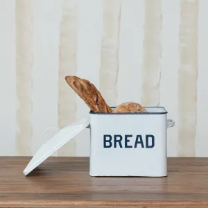 Enameled Metal Bread Box