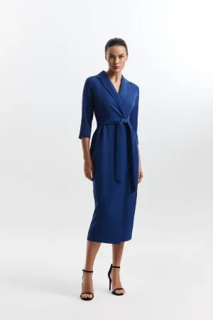 Fashionable Blue Evening Dress