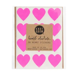 Heart Stickers (Neon Pink)