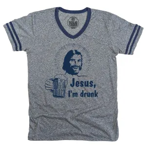Jesus I'm Drunk V-Neck T-shirt