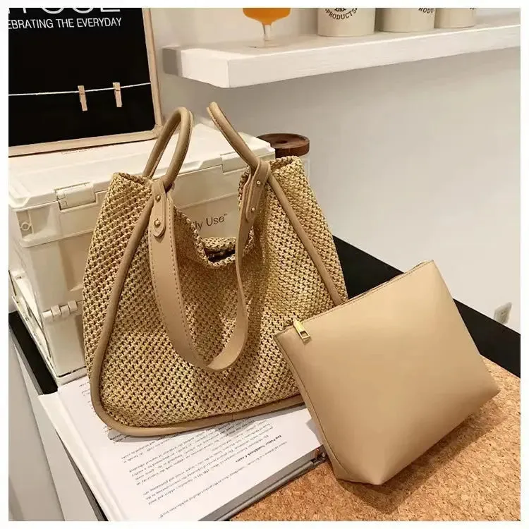 Large Straw Bag