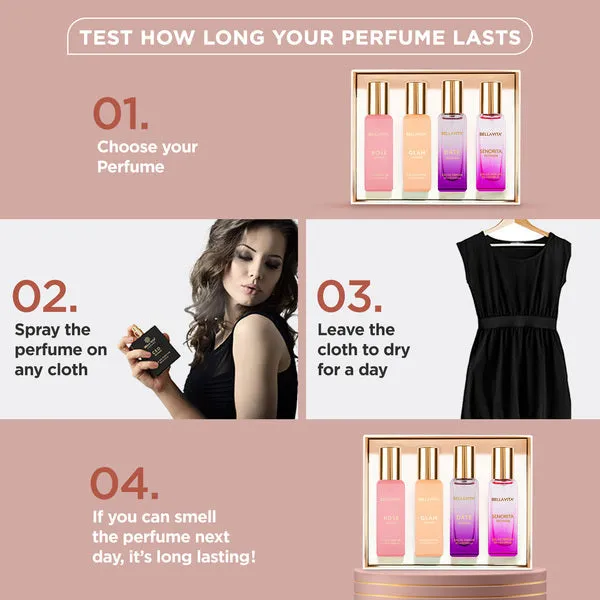 Luxury Perfume Gift Set For Women - 4 x 20mls