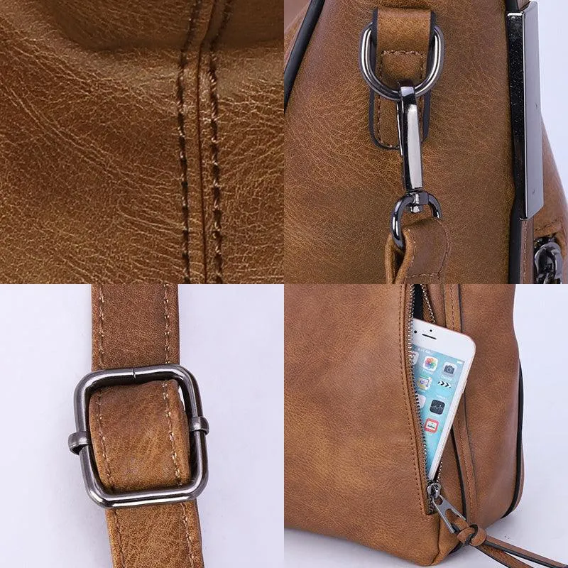 Pu Leather Fashionable Large-capacity Soft Diagonal Bag Daily Casual Women's Bags Handbag Shoulder Bag