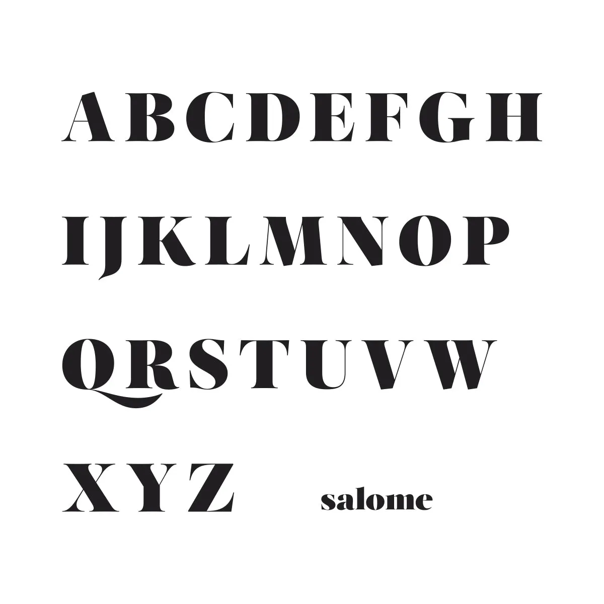 Salome Written Number-2 Lines