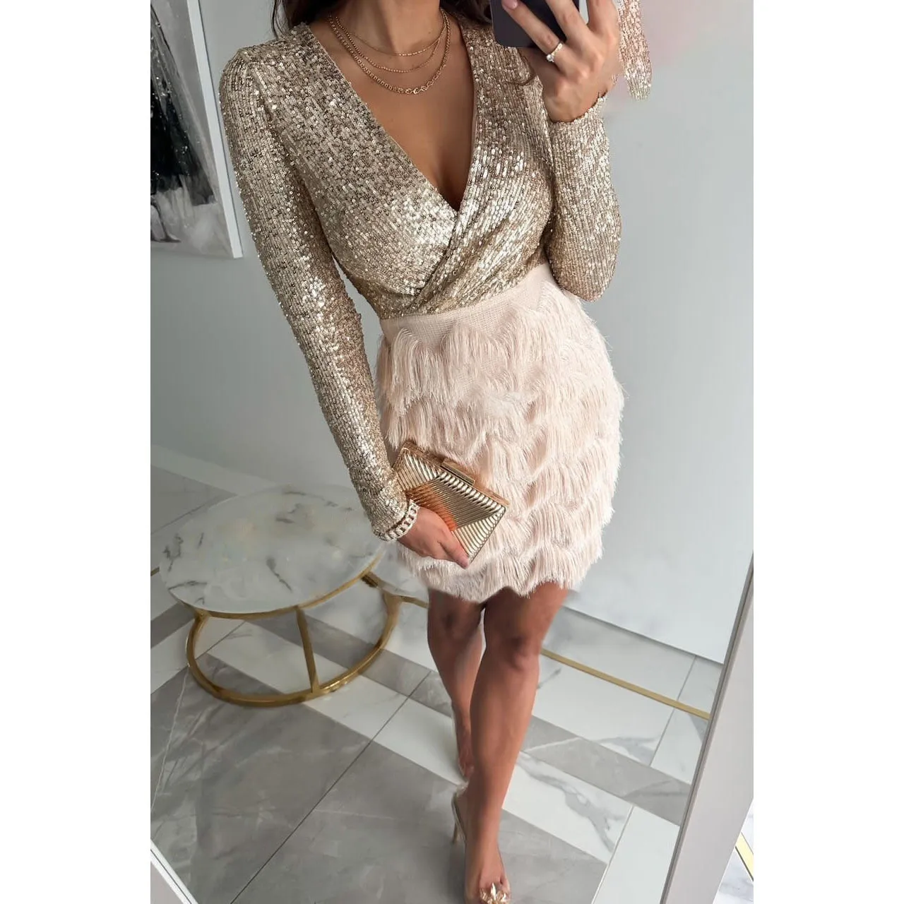 Sherry | Fashionable Sparkling Dress