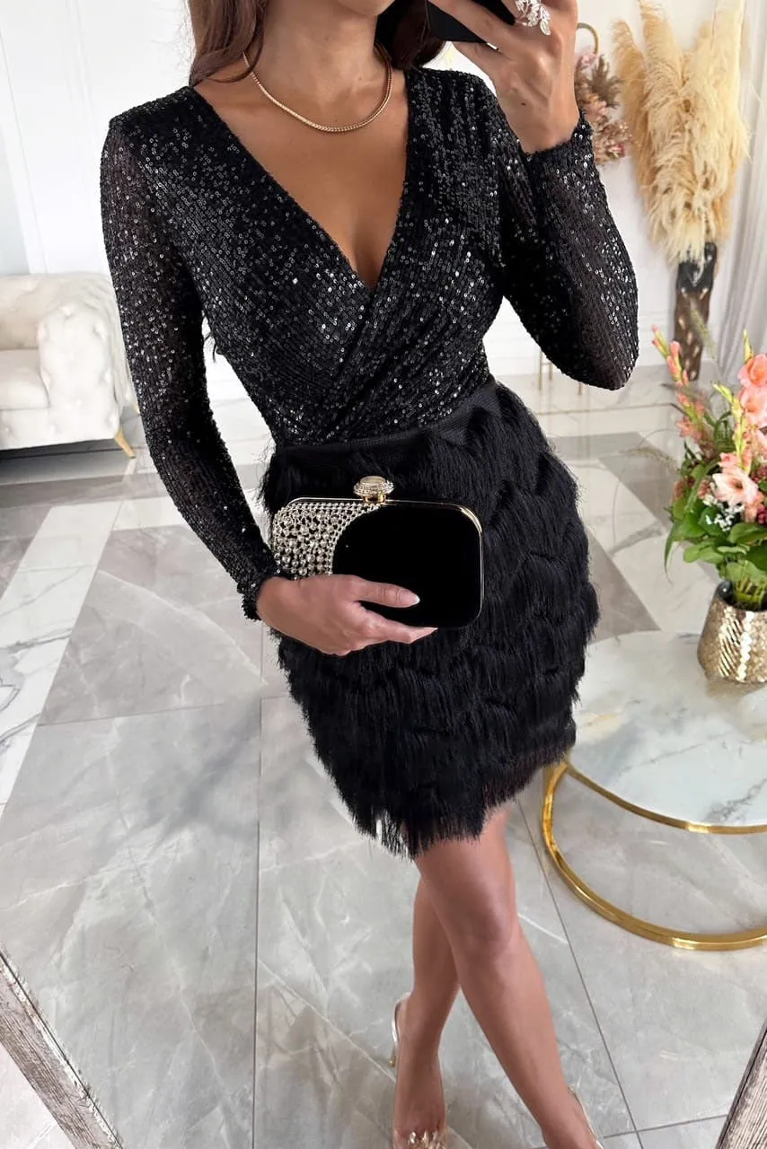 Sherry | Fashionable Sparkling Dress