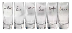 Shot Glass Set of 6- Dream Series
