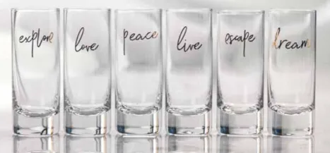 Shot Glass Set of 6- Dream Series
