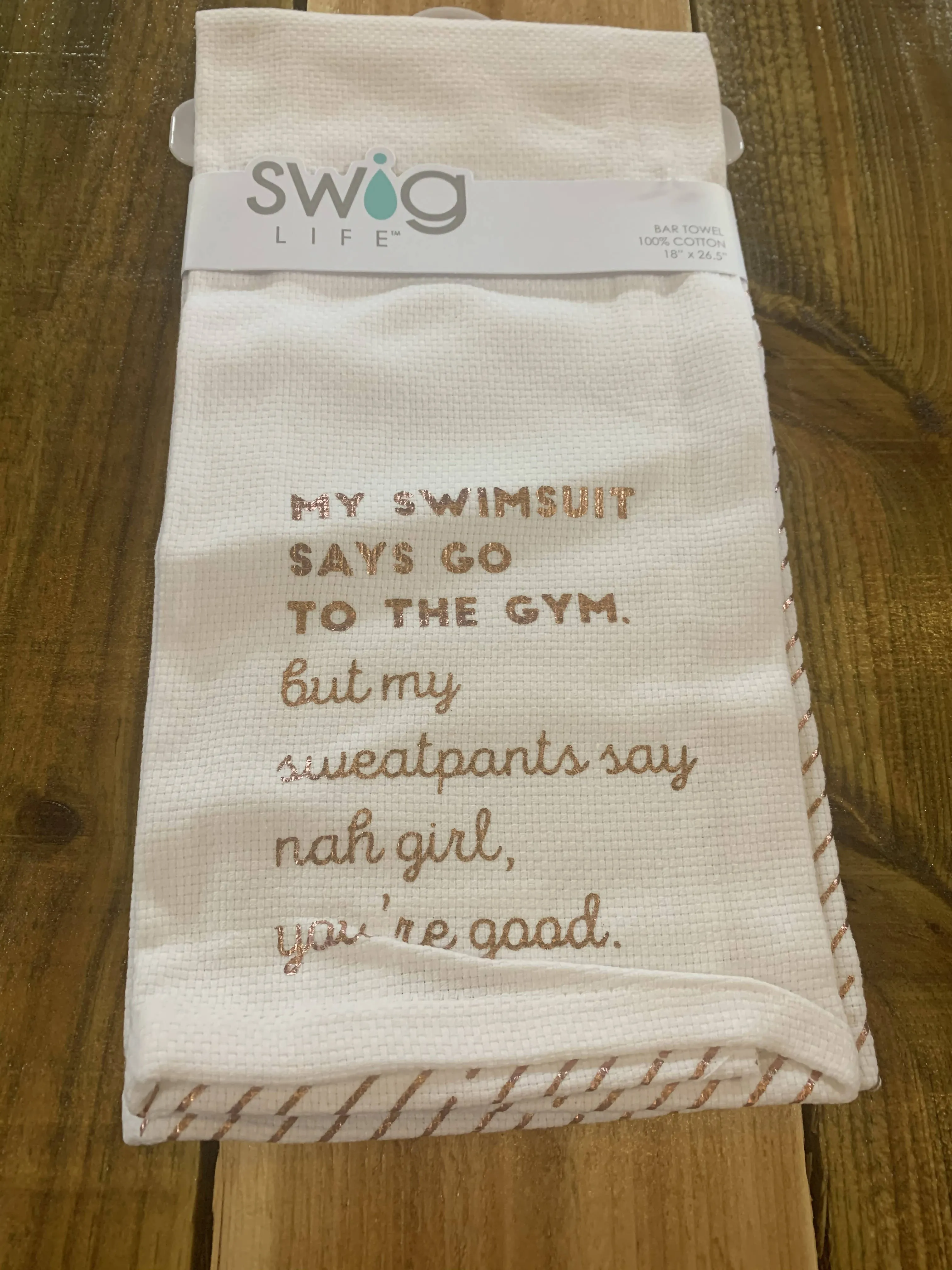 Swimsuit Bar Towel