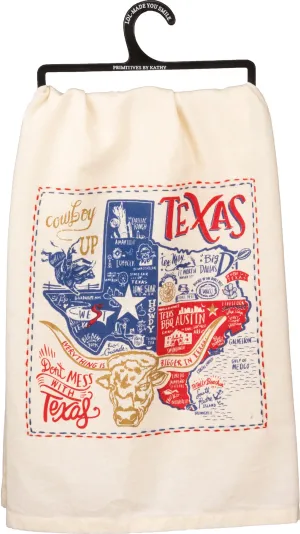Texas Our Texas Tea Towel
