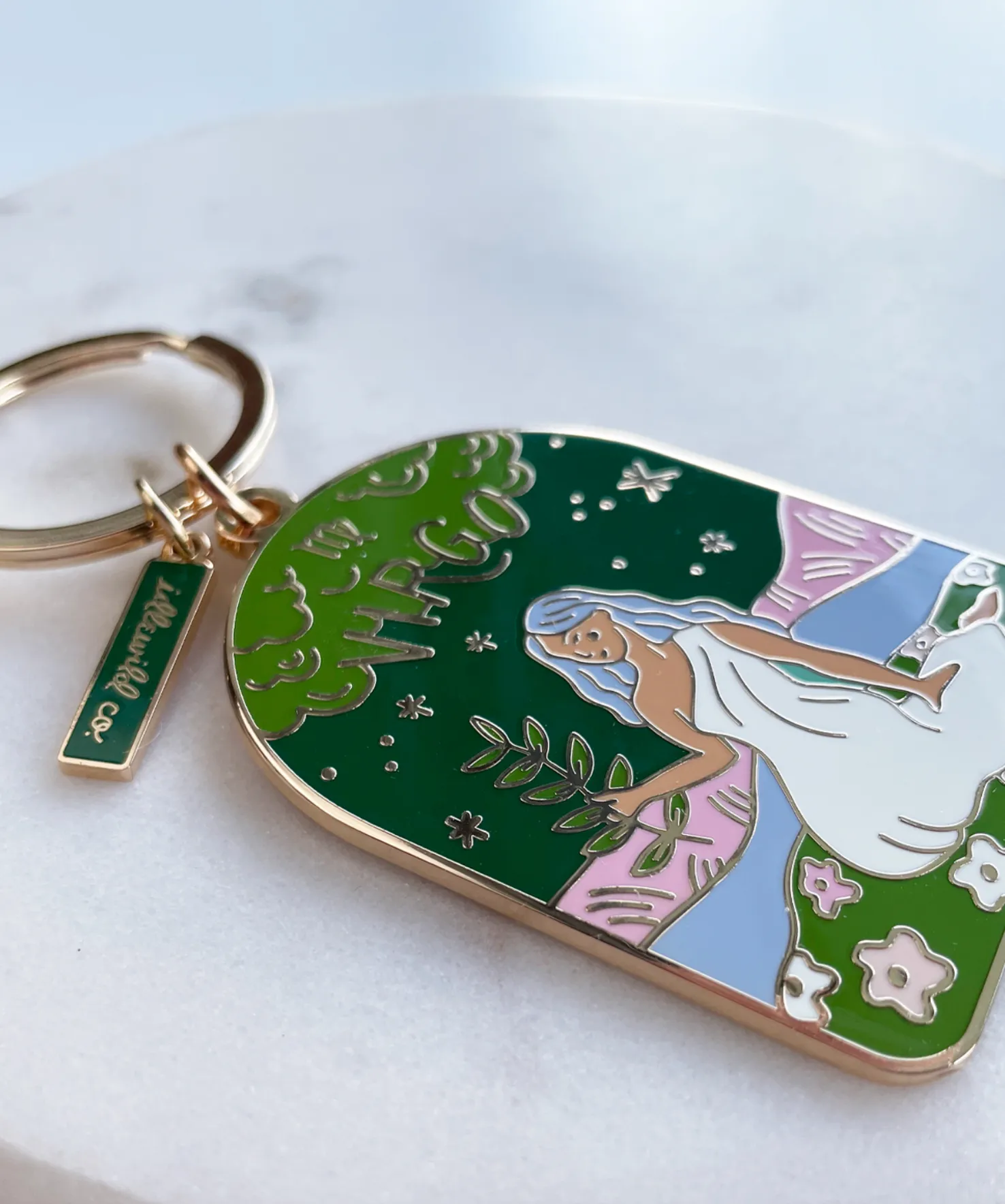 Virgo Keychain