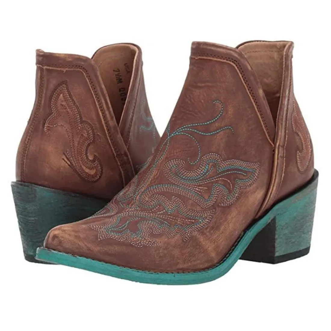 Women's Fashionable Embroidered Boots